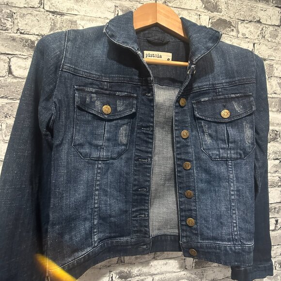 EUC Pistola Jean Jacket Women's Size Small - Picture 3 of 15